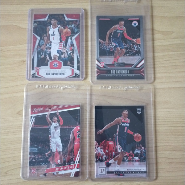 2020 Panini Rui Hachimura Washington Wizards Rookie Cards x 7