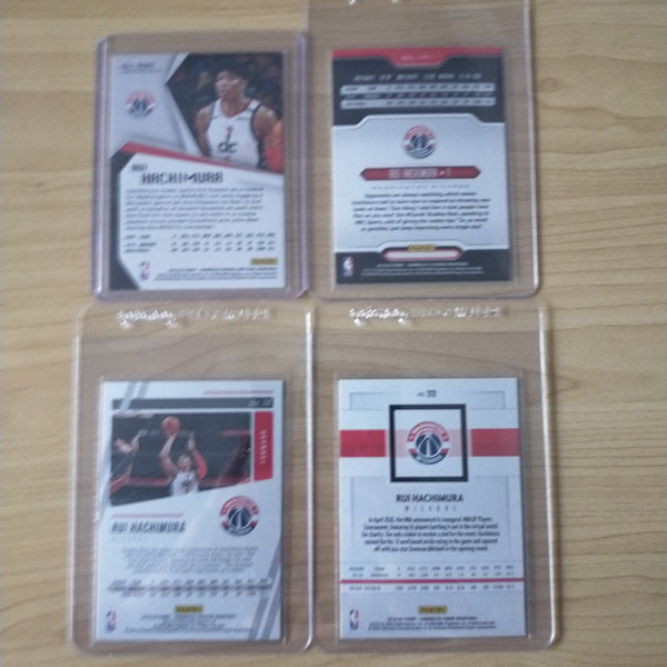 2020 Panini Rui Hachimura Washington Wizards Rookie Cards x 7