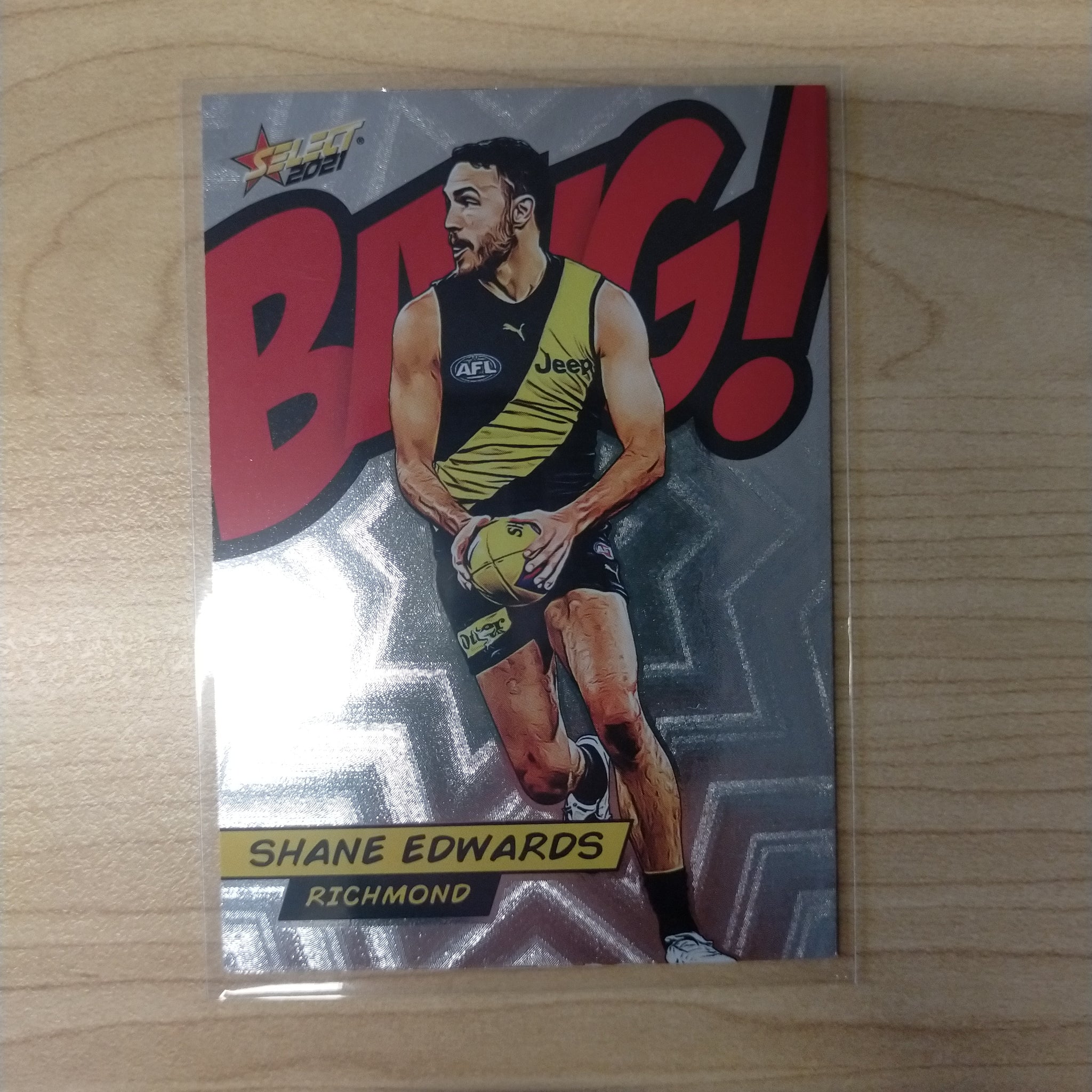 2021 AFL Select Footy Stars Bang Card Shane Edwards Richmond No.120/210
