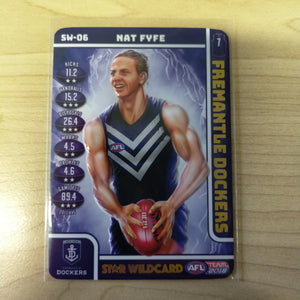 2018 Teamcoach Star Wildcard Nat Fyfe Fremantle SW-06