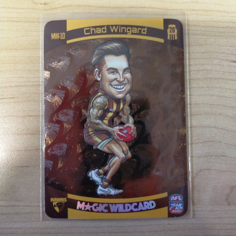 2021 AFL Teamcoach Magic Wildcard Chad Wingard Hawthorn MW-10