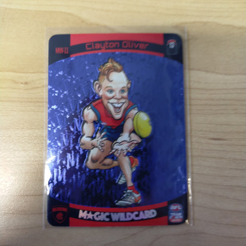2021 AFL Teamcoach Magic Wildcard Clayton Oliver Melbourne MW-11