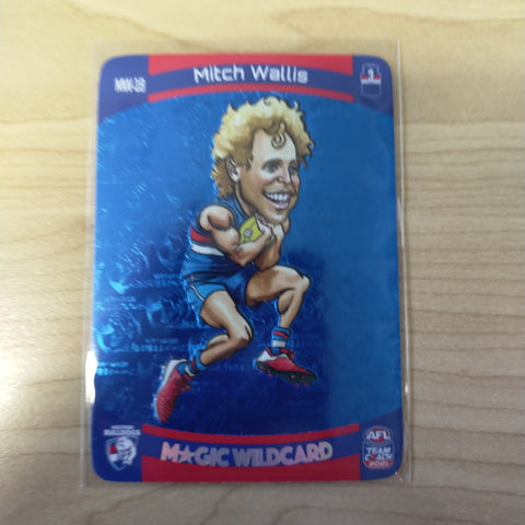 2021 AFL Teamcoach Magic Wildcard Mitch Wallis Western Bulldogs MW-18