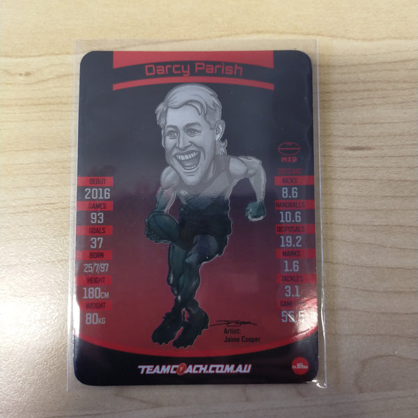 2021 AFL Teamcoach Magic Wildcard Darcy Parish Essendon MW-05