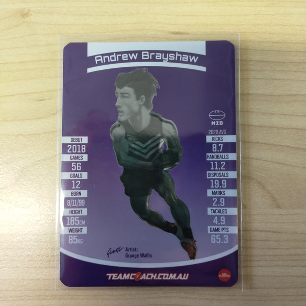 2021 AFL Teamcoach Star Wildcard Andrew Brayshaw Fremantle SW-06