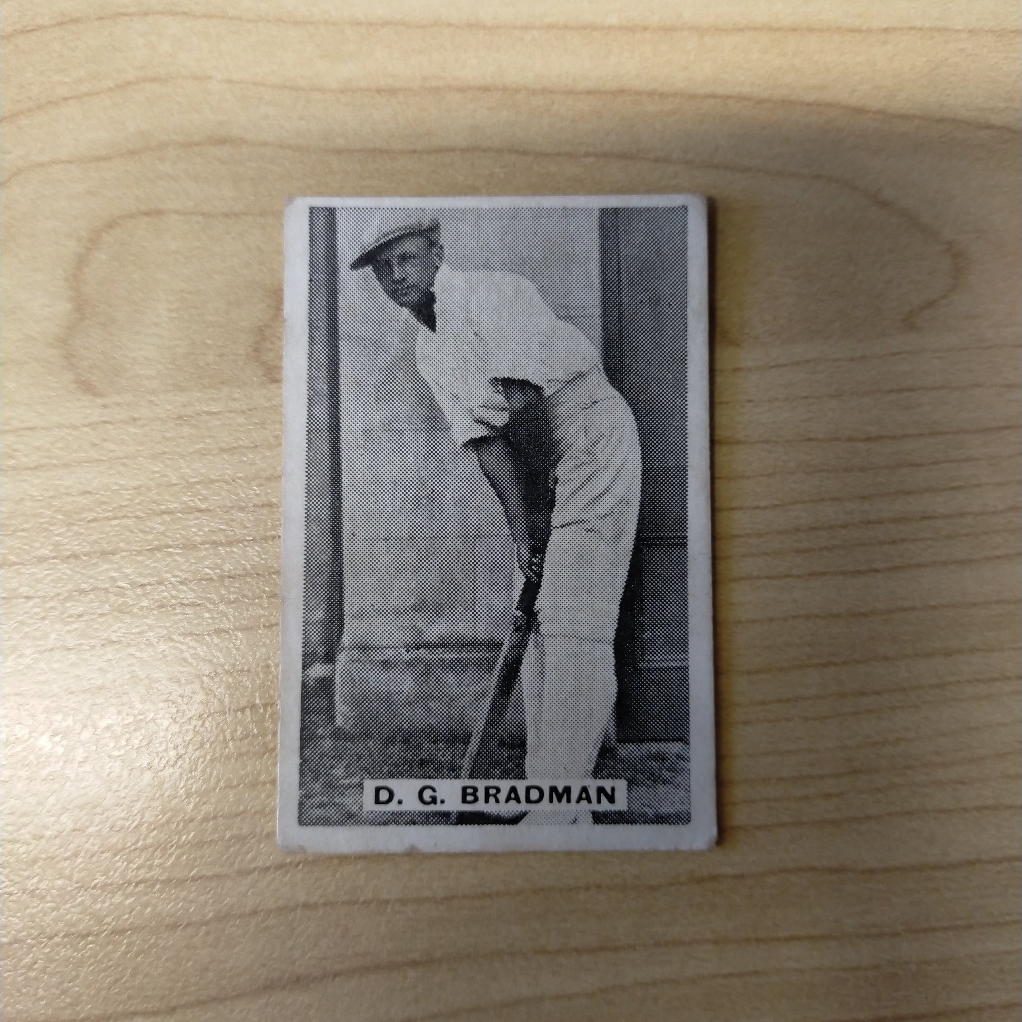 Sweetacres Champion Chewing Gum Don Bradman Prominent Cricketers Cricket Cigarette Card No.47