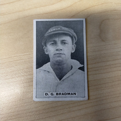 Sweetacres Champion Chewing Gum Don Bradman Test Records Cricket Cigarette Card No.16