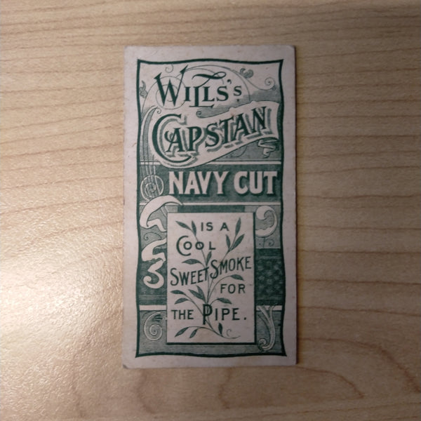 Will's Capstan Cigarettes A J Hopkins North Sydney Green Back Club Cricketers Cricket Cigarette Card