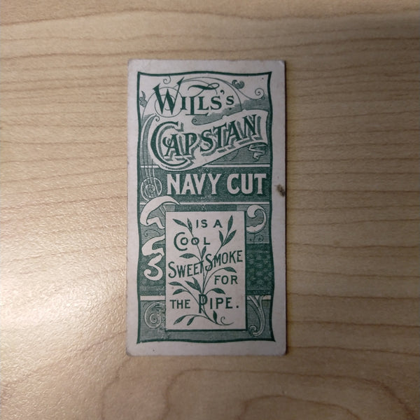 Will's Capstan Cigarettes A Cotter Glebe Green Back Club Cricketers Cricket Cigarette Card