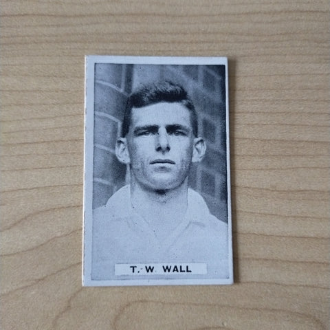 Sweetacres Champion Chewing Gum T W Wall Test Match Records Cricket Cigarette Card No.3