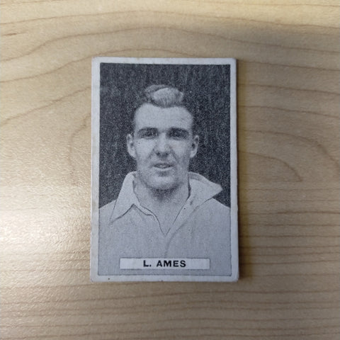 Sweetacres Champion Chewing Gum L Ames Test Match Records Cricket Cigarette Card No.6