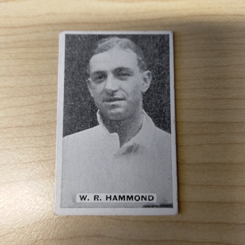 Sweetacres Champion Chewing Gum W R Hammond Test Match Records Cricket Cigarette Card No.10 & 11