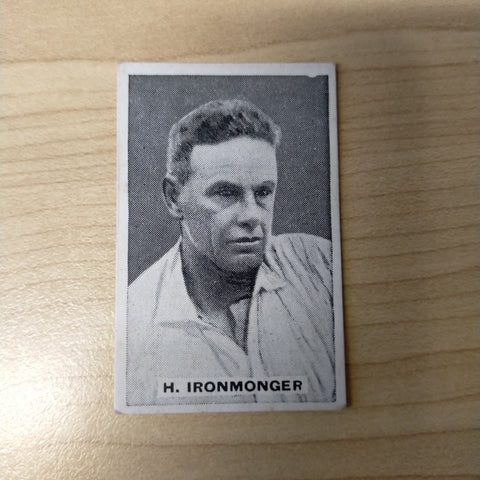 Sweetacres Champion Chewing Gum H Ironmonger Test Match Records Cricket Cigarette Card No.18