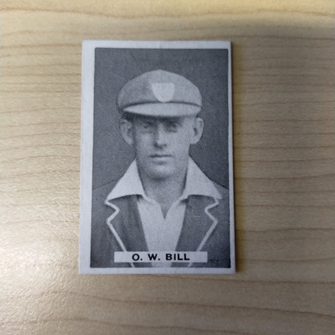 Sweetacres Champion Chewing Gum O W Bill Prominent Cricketers Cricket Cigarette Card No.35