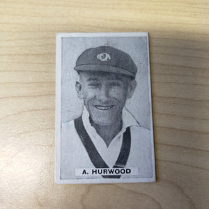 Sweetacres Champion Chewing Gum A Hurwood Prominent Cricketers Cricket Cigarette Card No.55