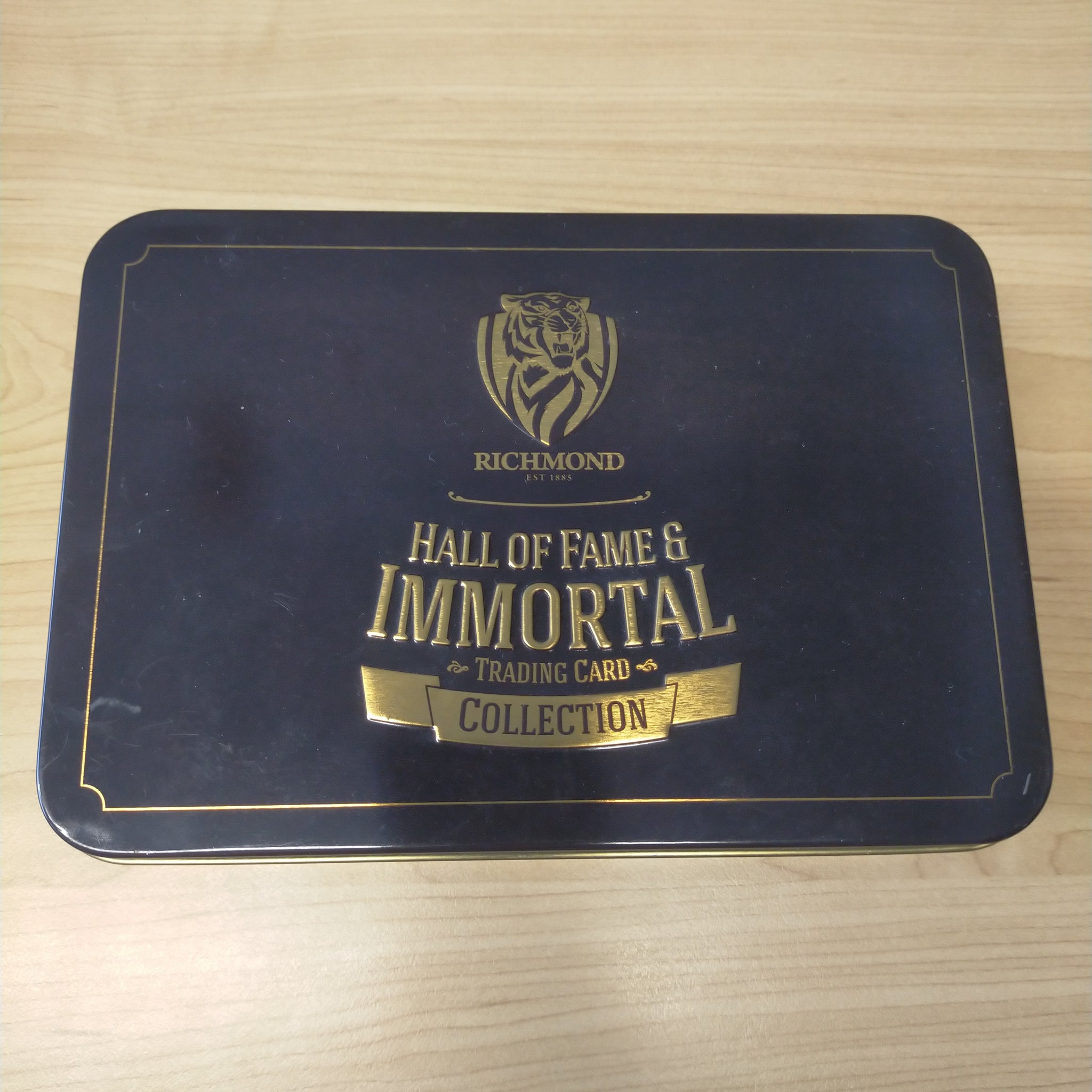 2013 Select Richmond Hall of Fame & Immortal Trading Card Collection in Tin With Two Signature Cards