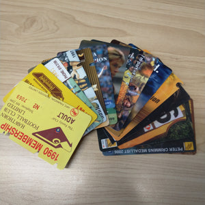 Lot of 15 Hawthorn Football Club Memberships Between 1990 - 2009