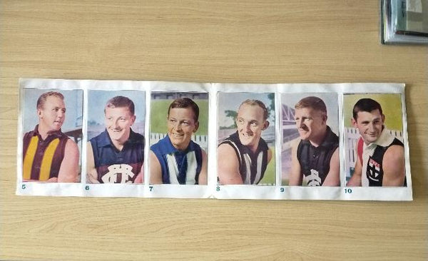 VFL 1964 Mobil Football Photos Complete Album Signed By Collingwood Team on Back