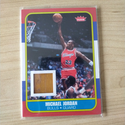 2007 Fleer Game-Used Card Michael Jordan Chicago Bulls NBA Basketball Card