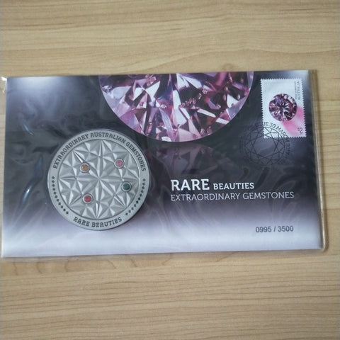 2017 Australian Rare Beauties Extraordinary Gemstones Pink Diamond Medallion PNC No.0995/3500
