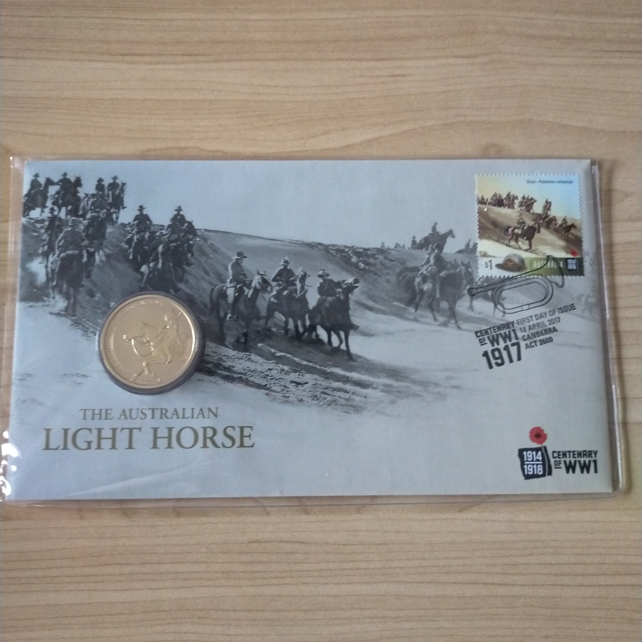 2017 $1 Australian The Australian Light Horse PNC