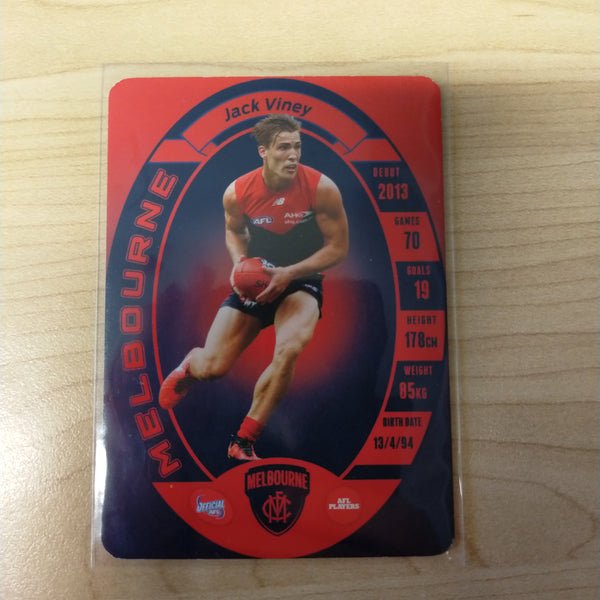 2017 AFL Teamcoach Prize Card Jack Viney Melbourne