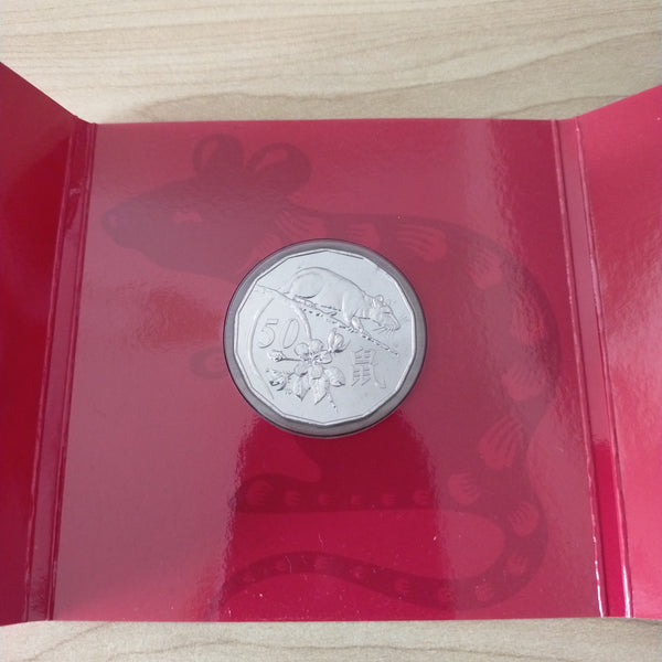 Australia 2020 Royal Australian Mint 50c Lunar New Year of the Rat Tetra-Decagon Coin