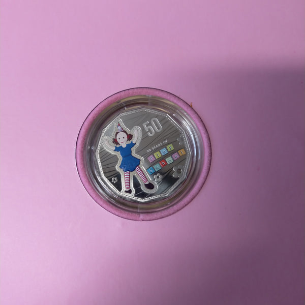 2016 Royal Australian Mint 50 Years of Play School Three Coin Uncirculated 50c Set