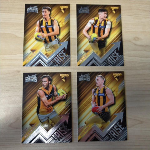 2020 AFL Select Dominance On The Rise Hawthorn Team Set of 4 Cards