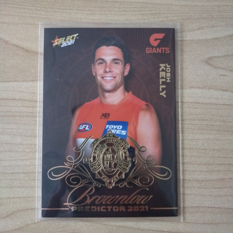 2021 AFL Select Footy Stars Gold Brownlow Predictor Josh Kelly GWS 041/140