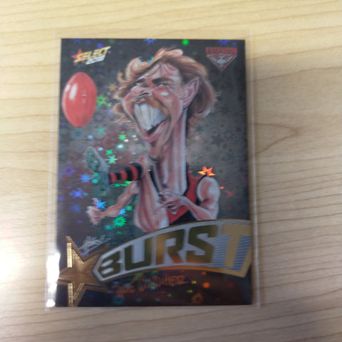 2018 Select Black Starburst Joe Daniher Essendon No. 377/600