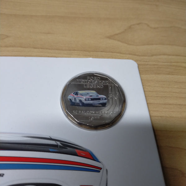 2018 Ford High Octane 1977 XD Falcon Hardtop Carded 50c Coin