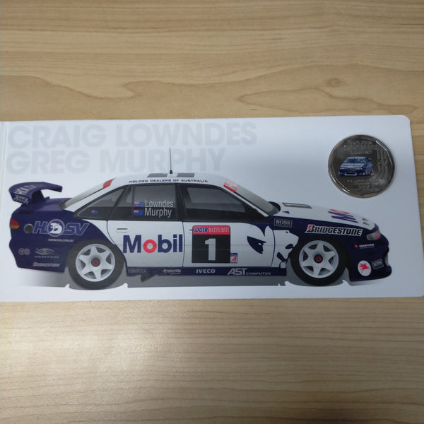 2018 Holden High Octane 1996 VR Commodore Carded 50c Coin