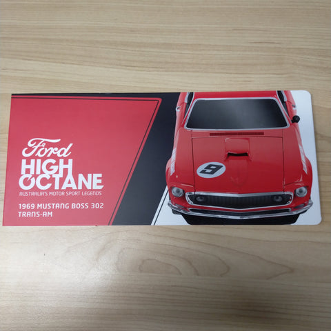 2018 Ford High Octane 1969 Mustang Boss 302 Trans-am Carded 50c Coin