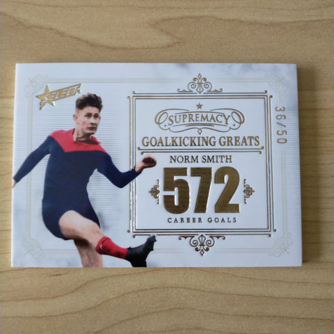 2021 Select Supremacy Goalkicking Greats Norm Smith Melbourne 36/50