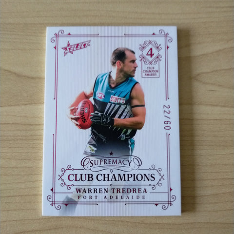 2021 Select Supremacy Club Champions Warren Tredrea Port Adelaide 22/60