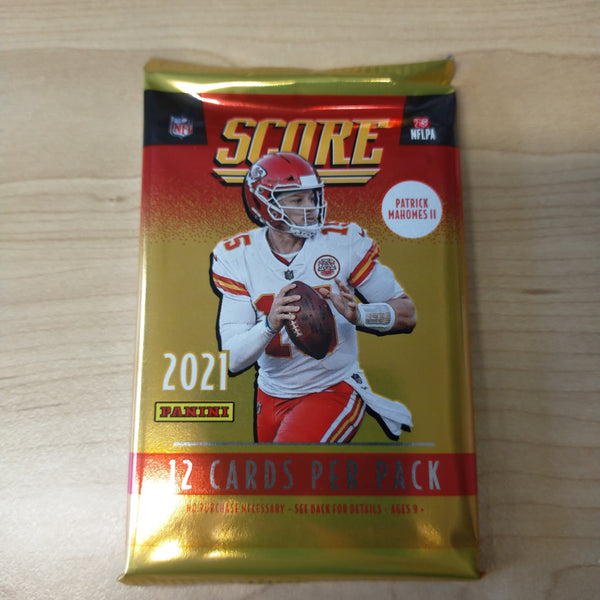 2021 Panini Score Sealed Packet of 12 Cards NFL Trading Cards