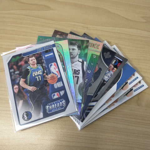 Lot of 9 Luka Doncic Dallas Mavericks NBA Basketball Cards