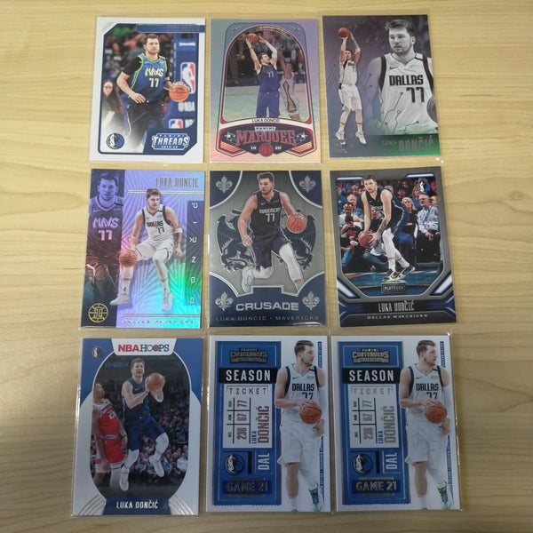 Luka Doncic Dallas Mavericks NBA Basketball Card Lot