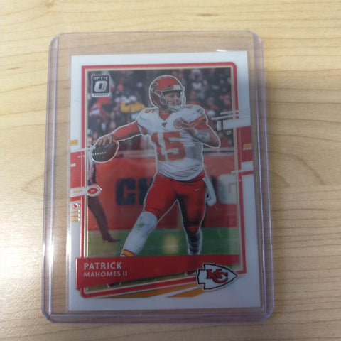 2020 Panini Optic Patrick Mahomes II Kansas City Chiefs NFL Card