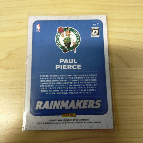 2020 Panini Optic Rainmakers Paul Pierce Celtics NBA Basketball Card