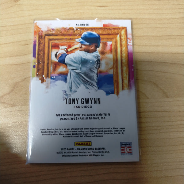 2020 Panini Tony Gwynn San Diego Patch Baseball Card