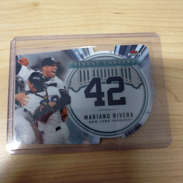 2019 Topps Finest Careers Mariano Rivera Yankees Baseball Card