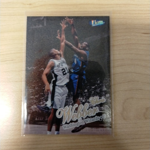 1998 Fleer Ultra Chris Webber Wizards NBA Basketball Card