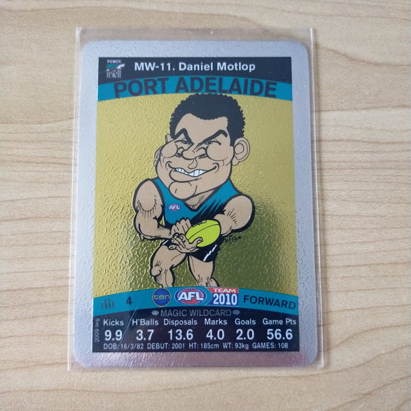 2010 Teamcoach Magic Wildcard Daniel Motlop Port Adelaide MW-11