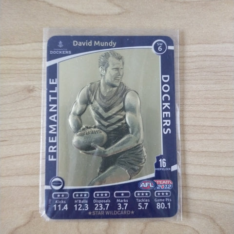 2012 Teamcoach Star Wildcard David Mundy Fremantle SW-06