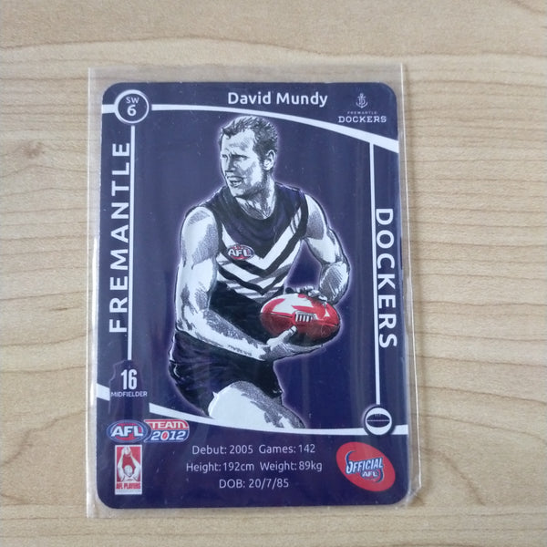 2012 Teamcoach Star Wildcard David Mundy Fremantle SW-06