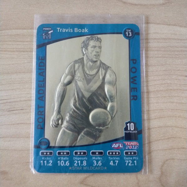 2012 Teamcoach Star Wildcard Travis Boak Port Adelaide SW-13