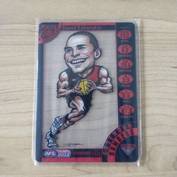 2013 Teamcoach Magic Wildcard David Zaharakis Essendon MW-05
