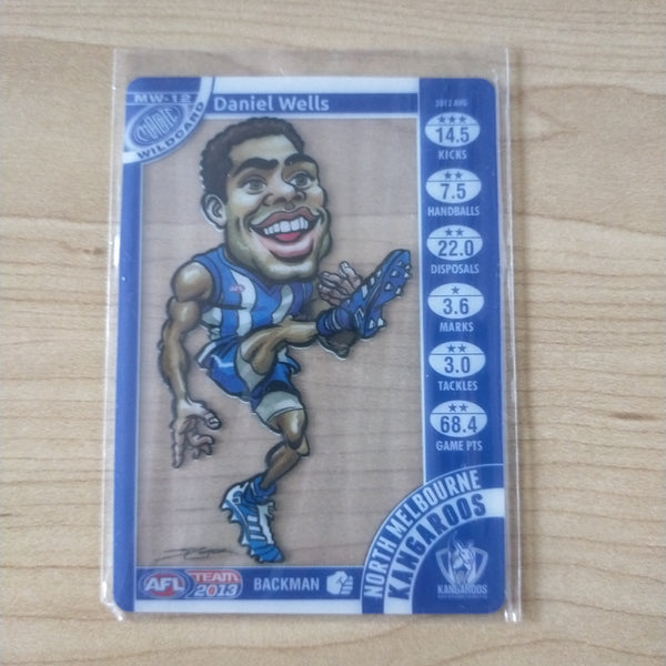 2013 Teamcoach Magic Wildcard Daniel Wells North Melbourne MW-12